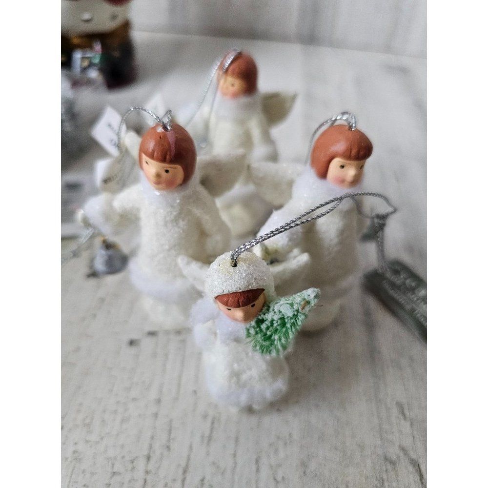 Cannon falls Angel Cherub Belle mini ornament Xmas tree set